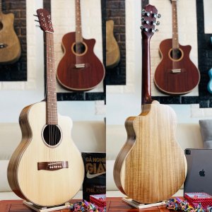 Guitar mini 3/4 36 inch Điệp nguyên tấm FS-36C