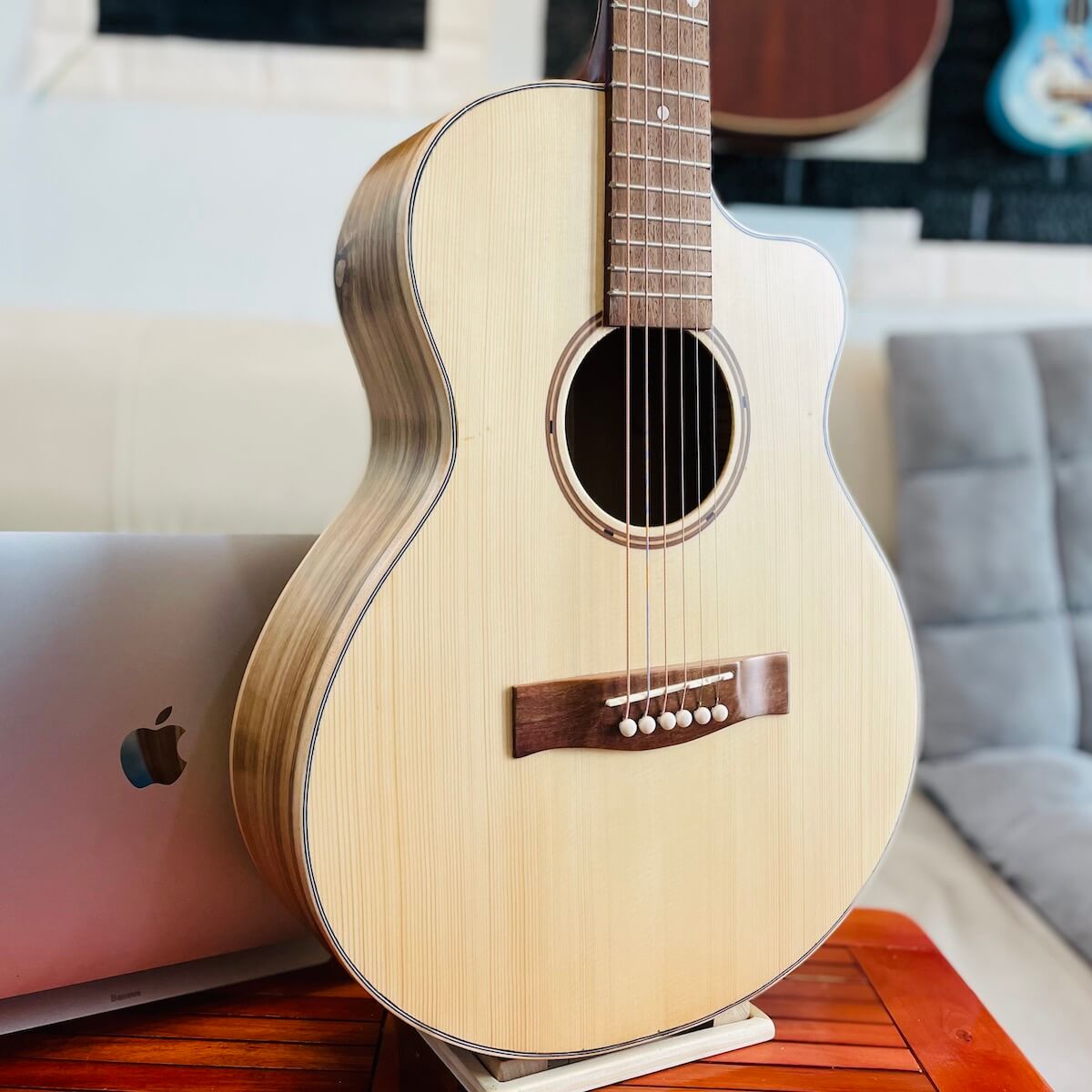 Guitar mini 3/4 36 inch Điệp nguyên tấm FS-36C - Image 2