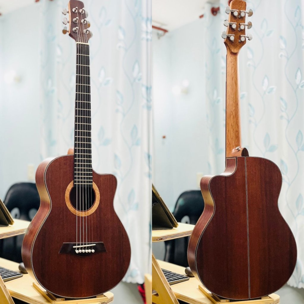 Guitar mini size 1:2 gỗ Mahogany full solid MA-36